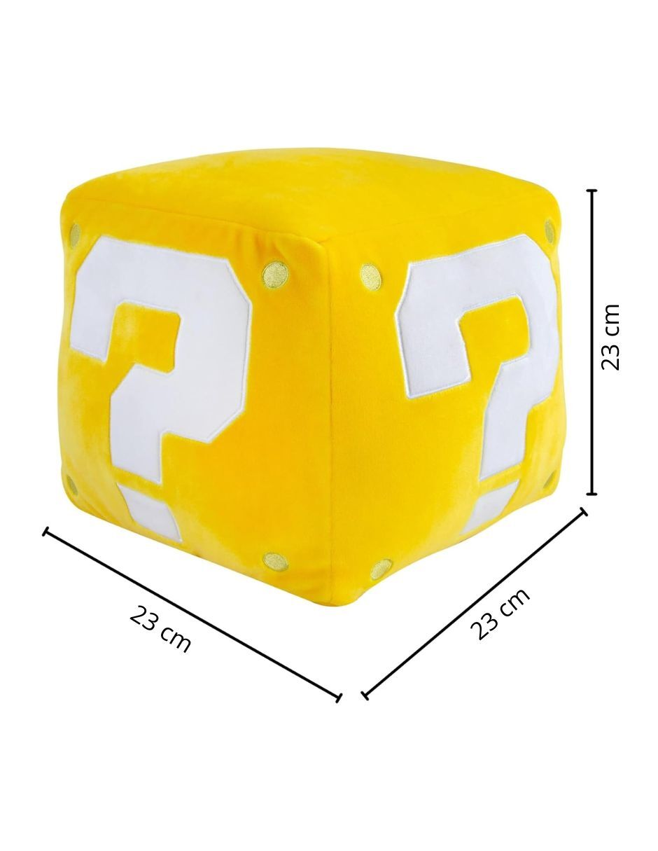 Peluche de cubo Super Mario Bros de 23 cm 2