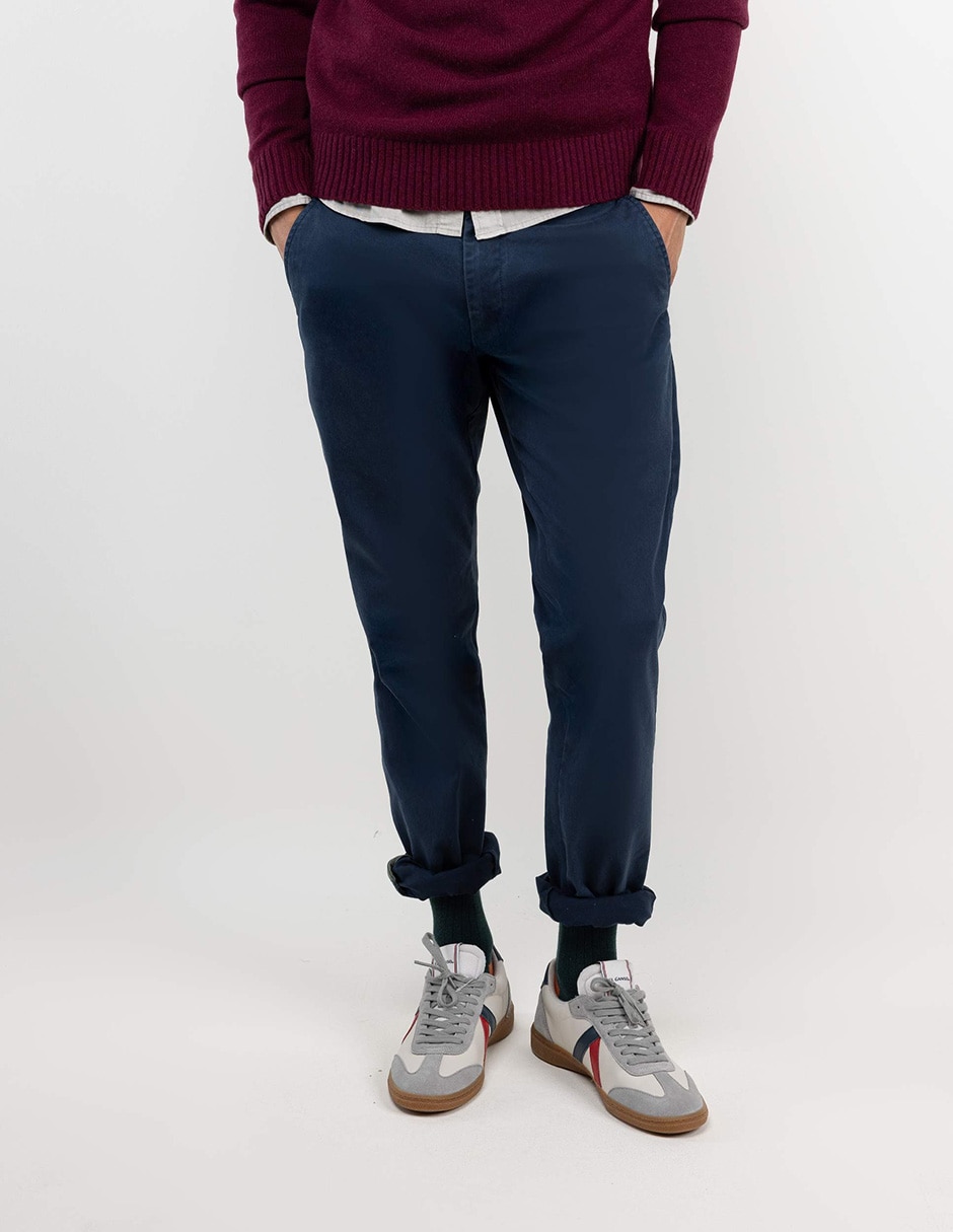 Pantalón casual chino slim para hombre Pantalón casual chino slim para hombre