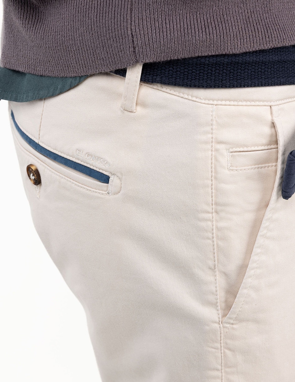 Pantalón casual chino slim para hombre 6