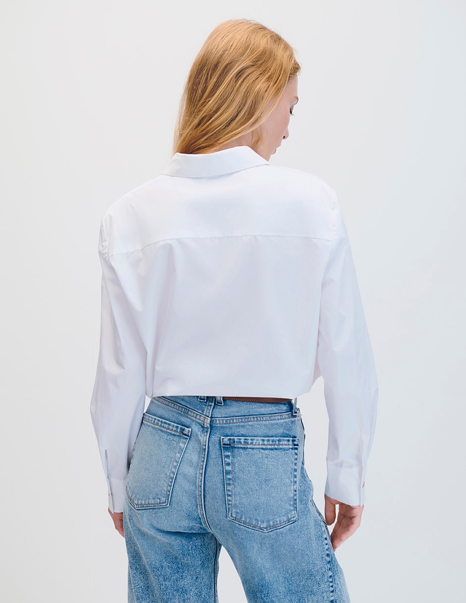 Blusa camisera manga larga Julio para mujer 2