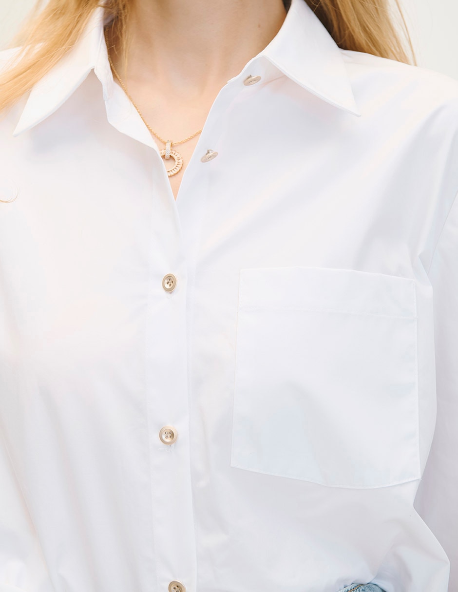 Blusa camisera manga larga Julio para mujer 3