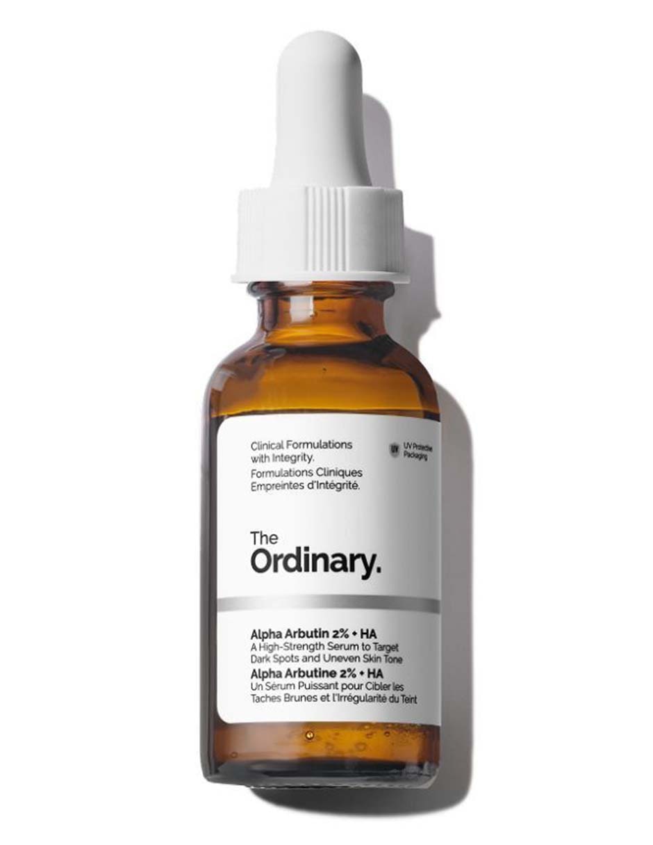 Sérum antimanchas facial Alpha Arbutin 2% + ha (alfa arbutina al 2% + ácido hialurónico) The Ordinary para todo tipo piel
