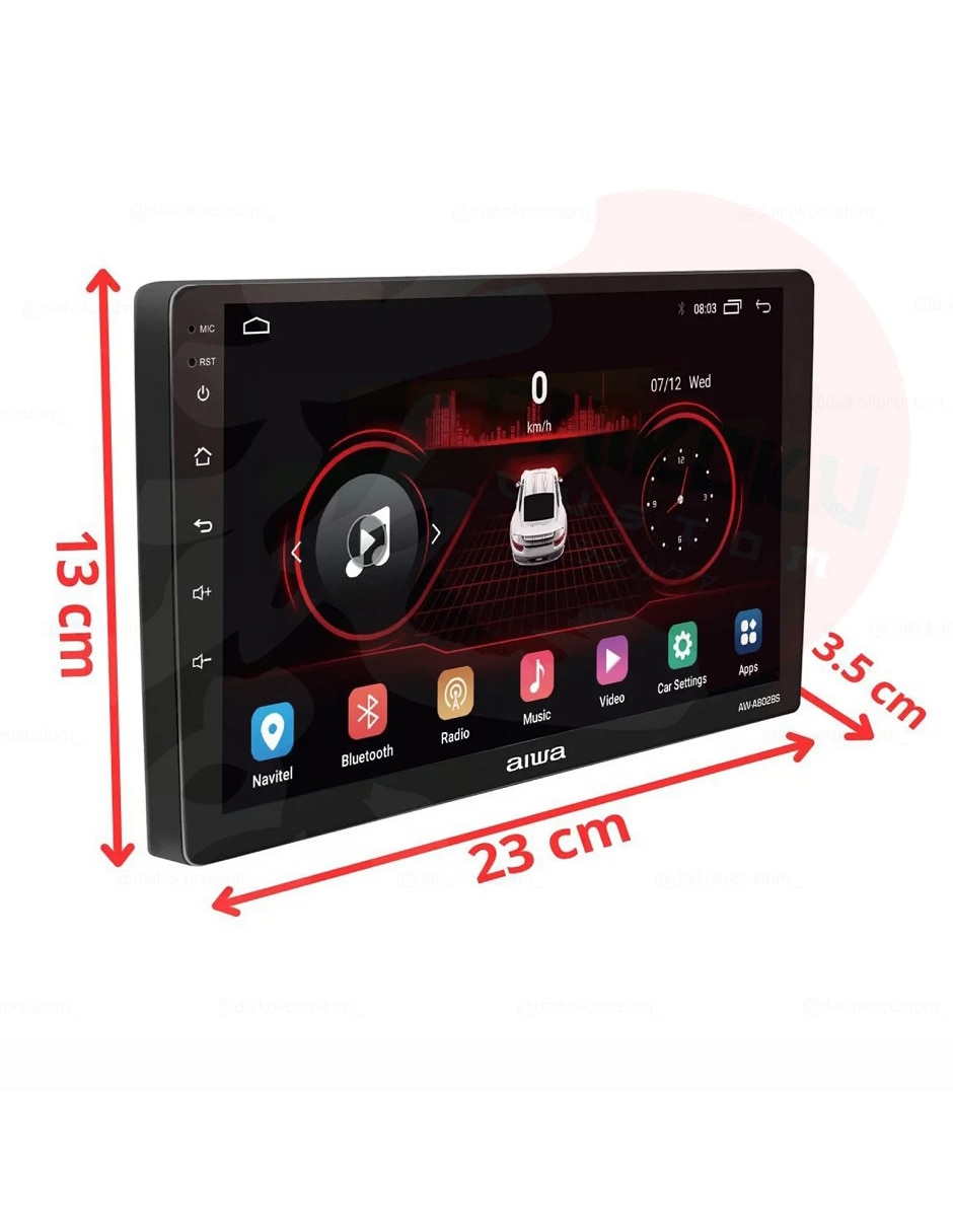 Pantalla para auto Aiwa AW-A802BS