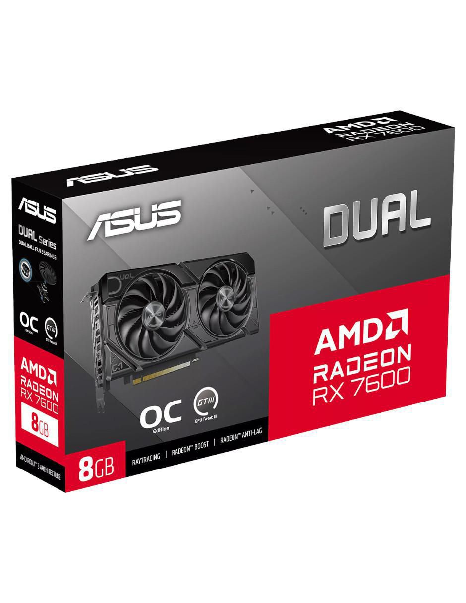 Tarjeta de video Asus Dual-RX7600-O8G-Evo