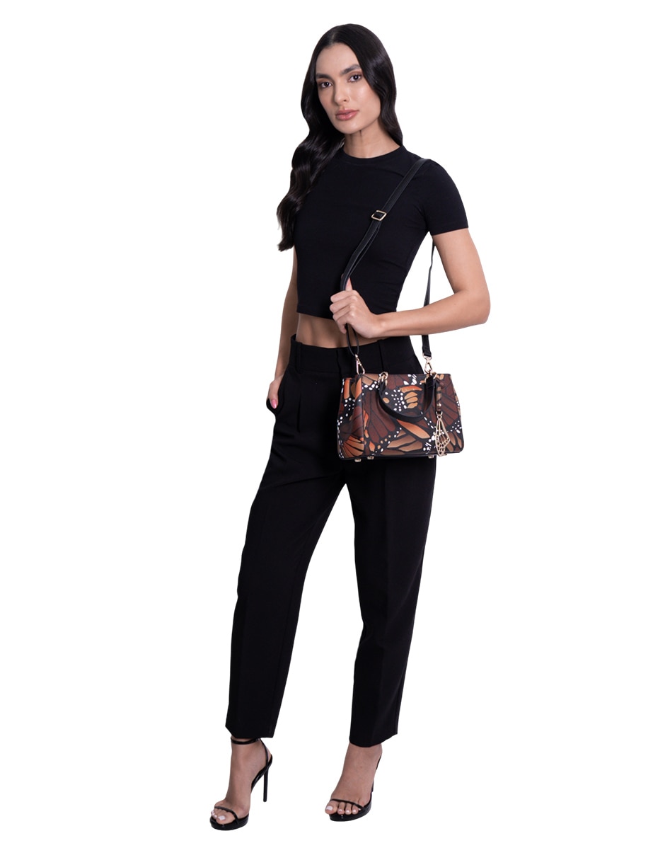 Bolsa satchel Mariposa Macro para mujer 4