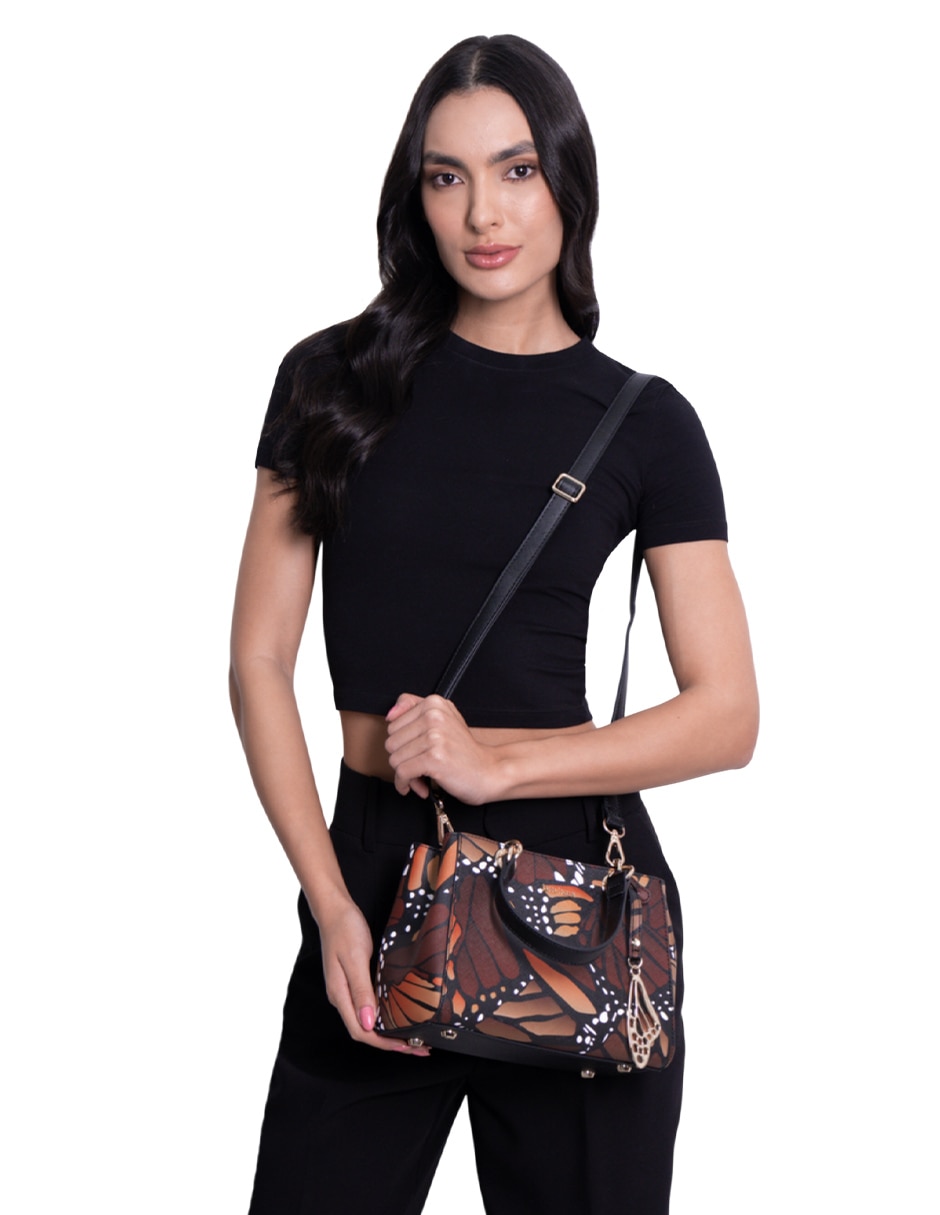 Bolsa satchel Mariposa Macro para mujer 5