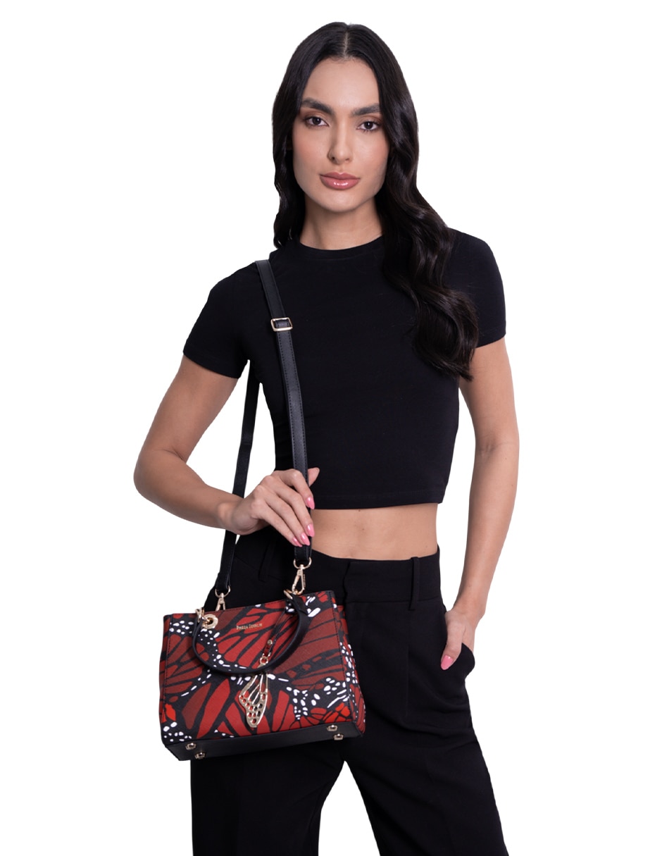 Bolsa satchel Mariposa Macro para mujer 2