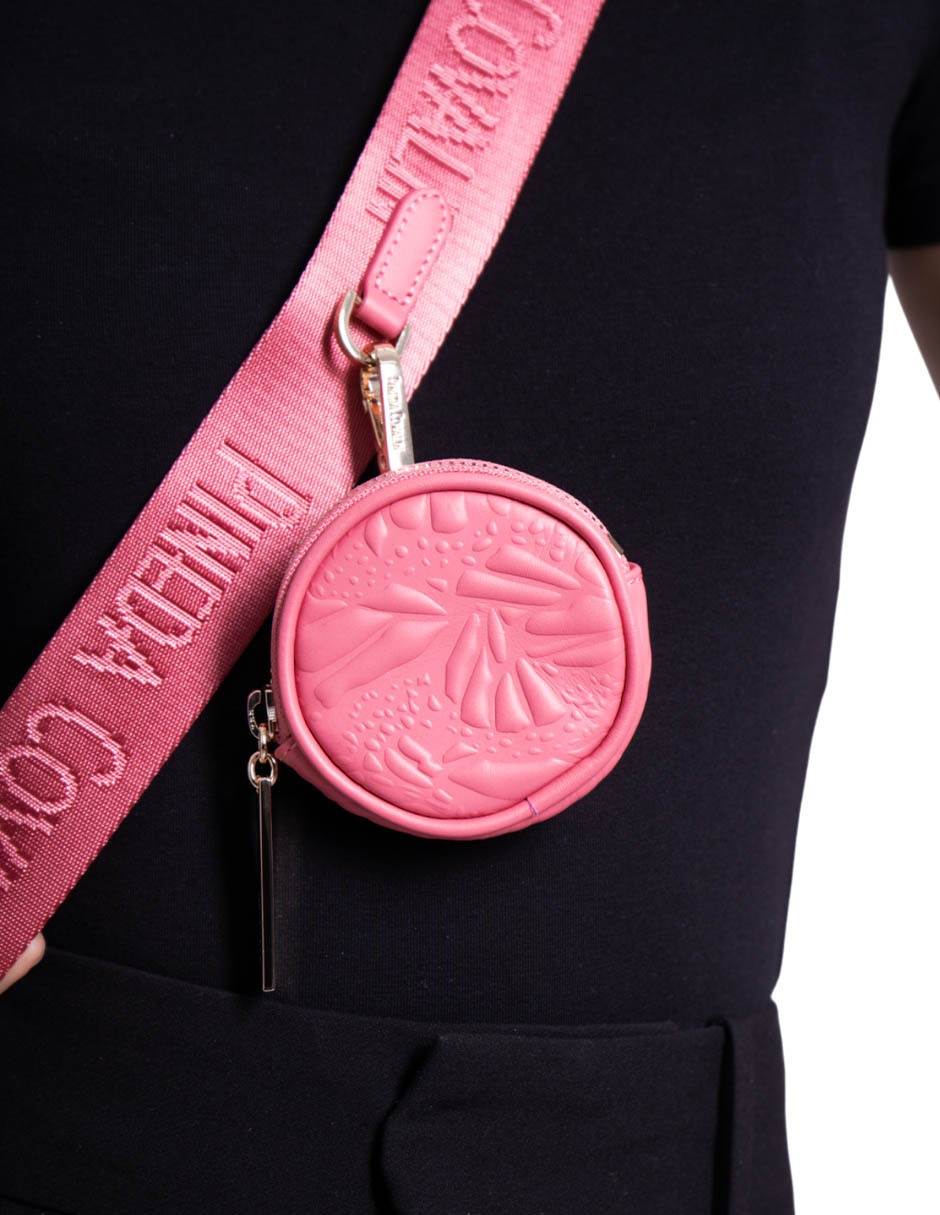 Bolsa crossbody Pineda Covalin Grabado Mariposa de piel para mujer