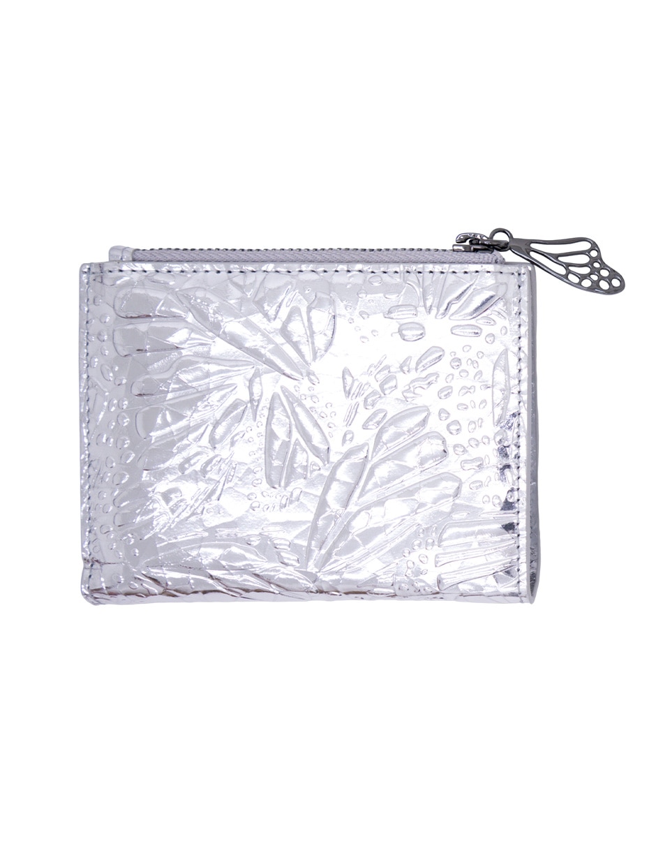 Cartera grabado mariposa para mujer 3