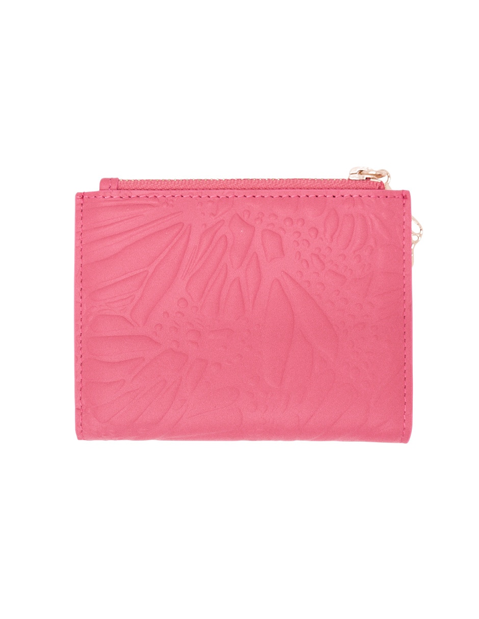 Cartera grabado mariposa para mujer 3