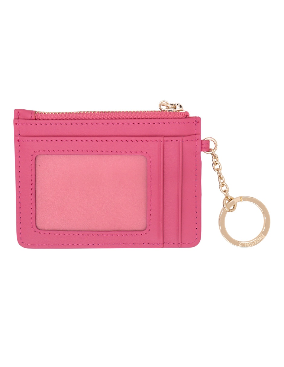 Tarjetero piel grabado mariposa para mujer 2