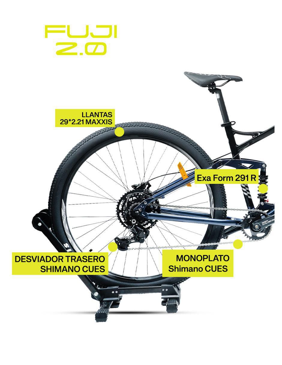 Bicicleta de montaña rodada 29 Fuji 2.0 unisex 10