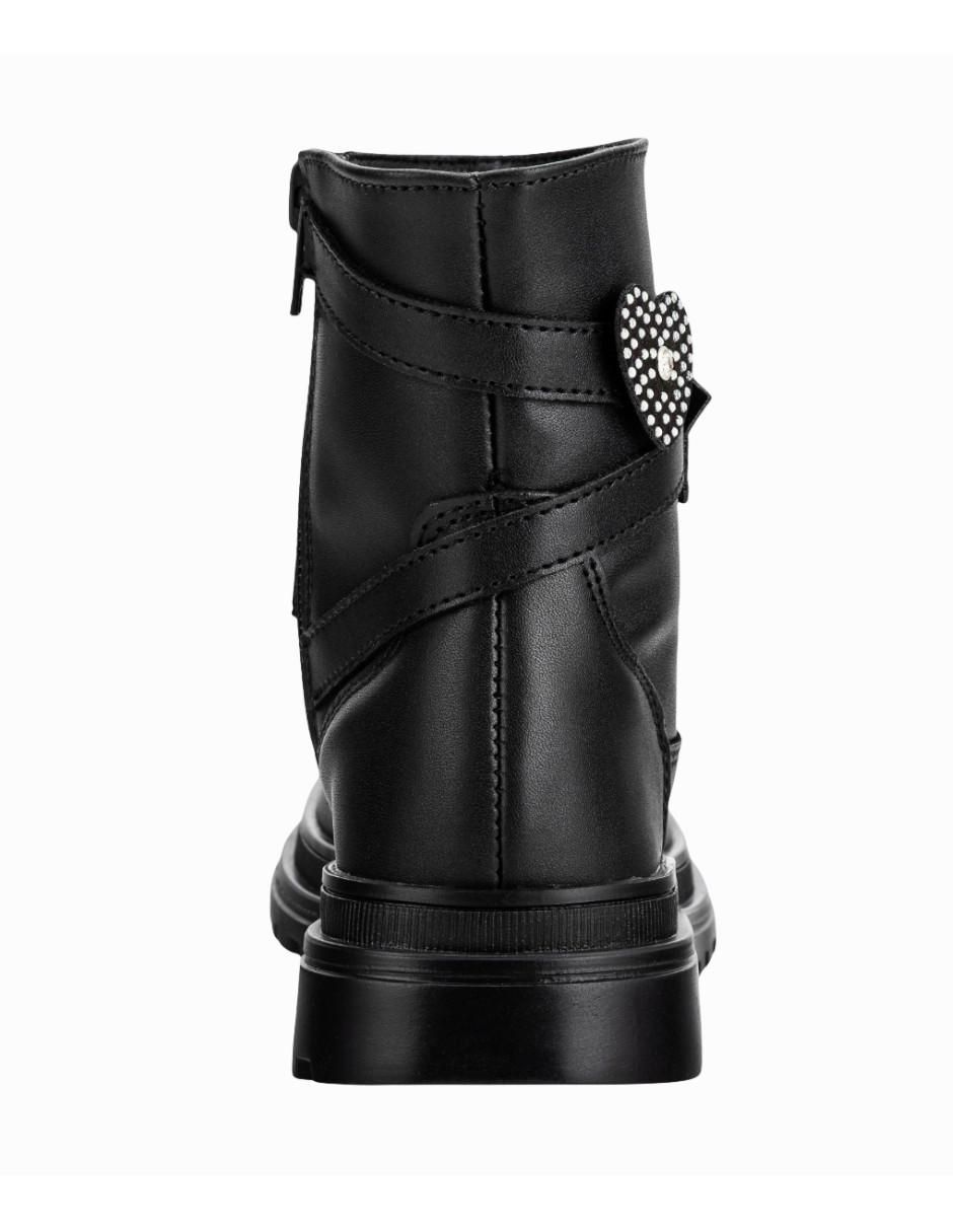 Bota de lluvia de piel Yuyin para niña