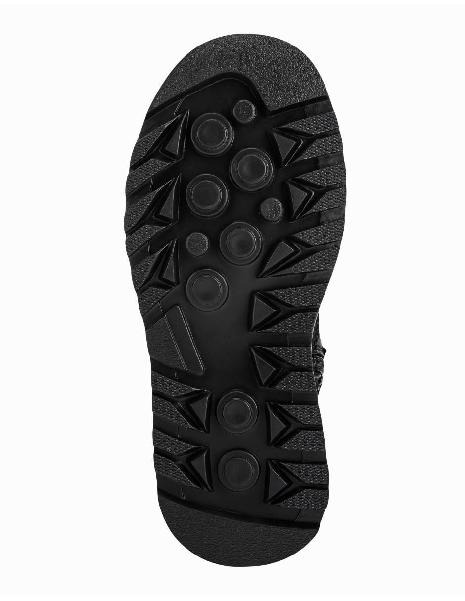 Bota de lluvia de piel Yuyin para niña