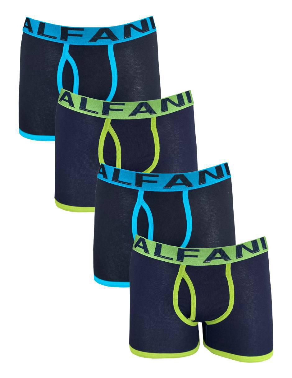 Set bóxer brief de algodón para hombre 4 piezas