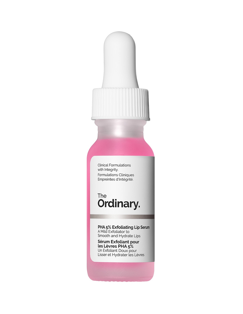 Sérum exfoliante para labios Pha 5% Exfoliating Lip Serum (suero exfoliante labial con pha al 5% que hidrata y suaviza) The Ordinary para todo tipo piel