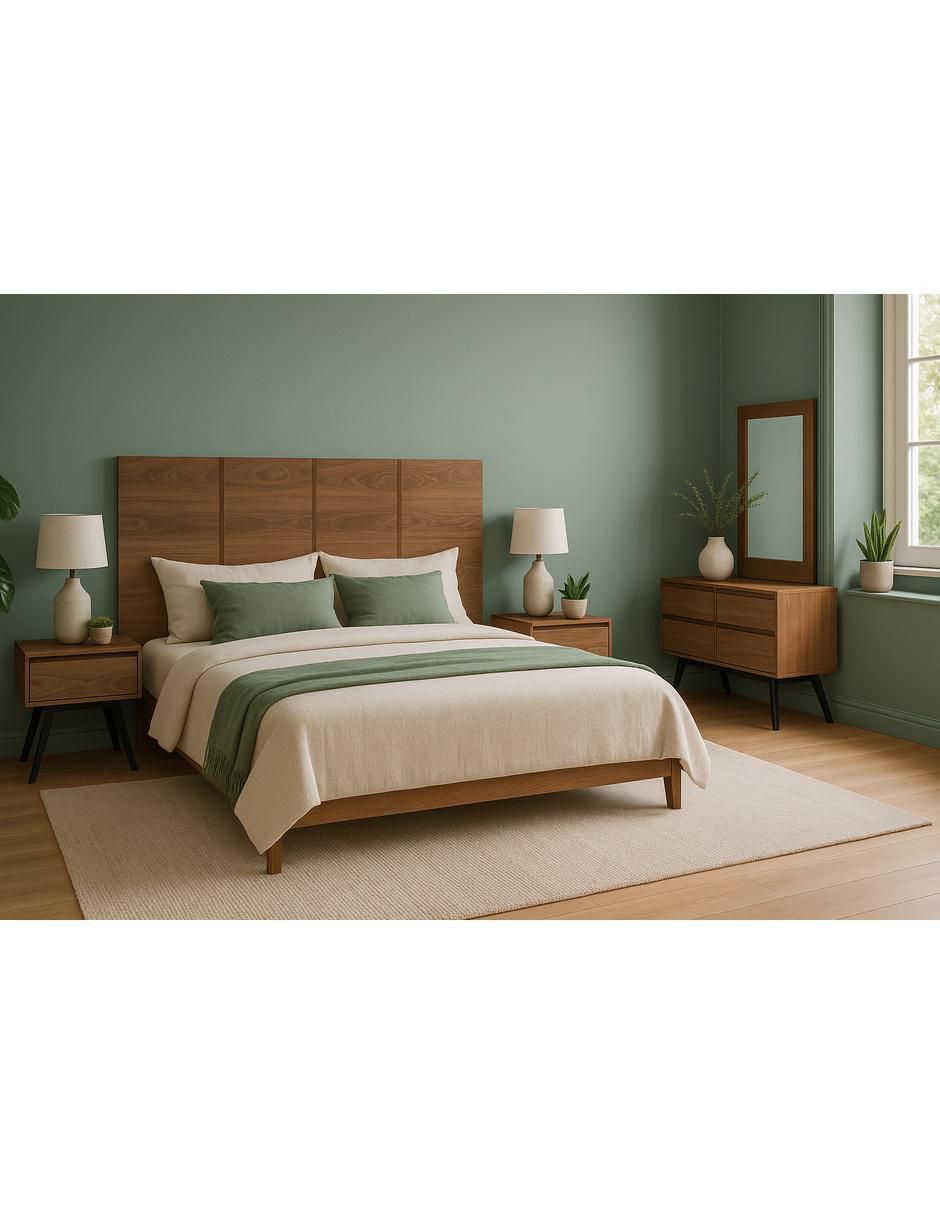 Set de buró Kalev Sochic de MDF