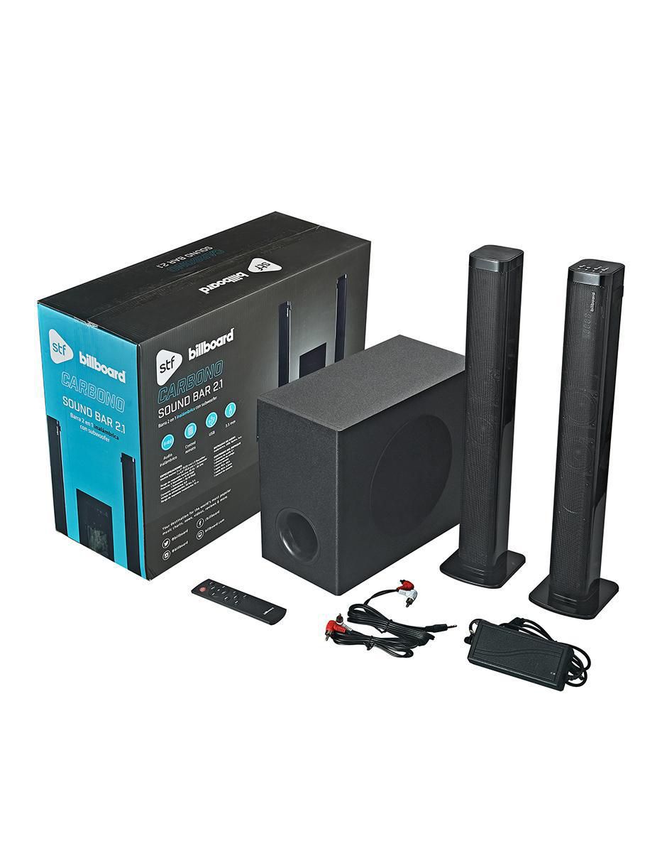 Barra de sonido Billboard Carbono 2.1 con subwoofer