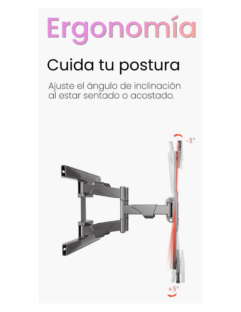 Soporte de pared North Bayou para pantalla inclinable 40 - 80 pulgadas