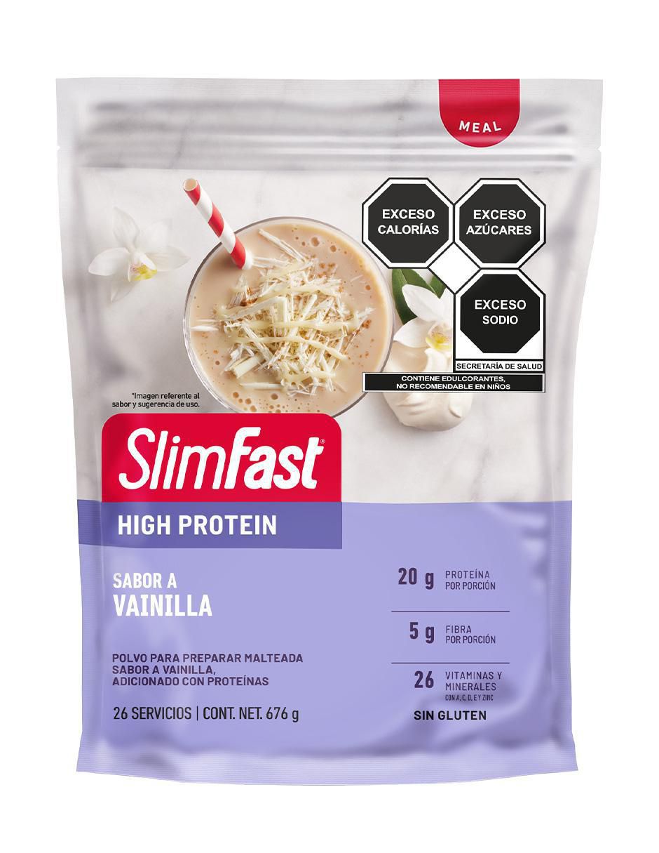 Bebida en polvo Malteada de vainilla High Protein 676 g Bebida en polvo Malteada de vainilla High Protein 676 g