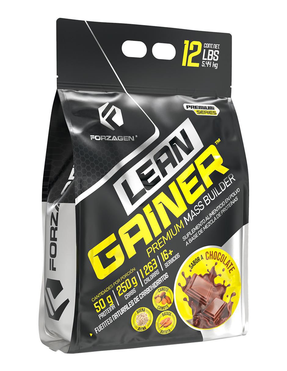Lean Gainer 50 g de proteína y 250 g de carbs sabor chocolate de 5.44 kg