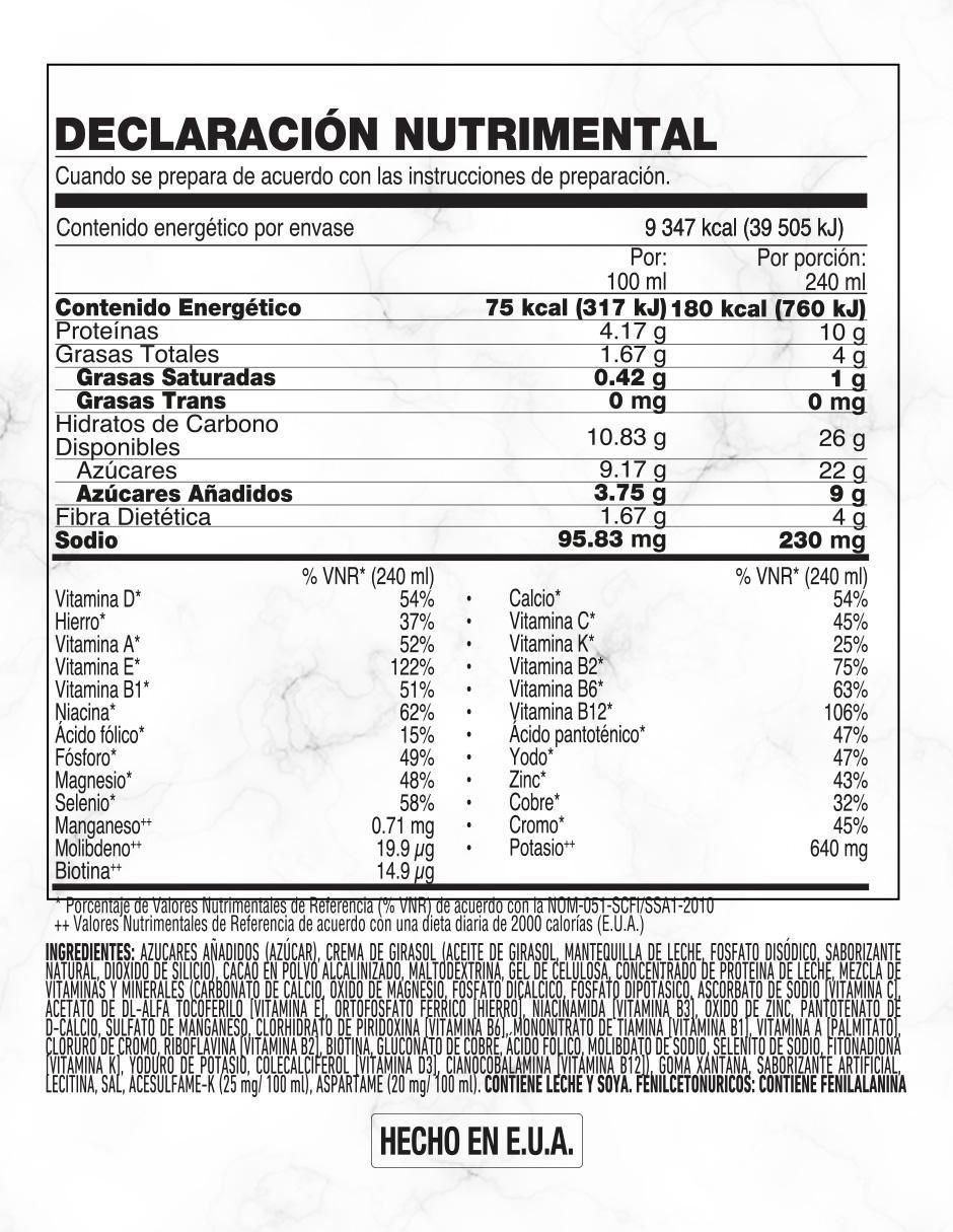 Bebida en polvo Malteada en polvo (52 porciones) de chocolate Slimfast Original 1.35 kg