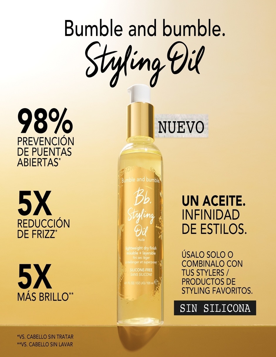Aceite para cabello seco Styling Oil 120 ml 4
