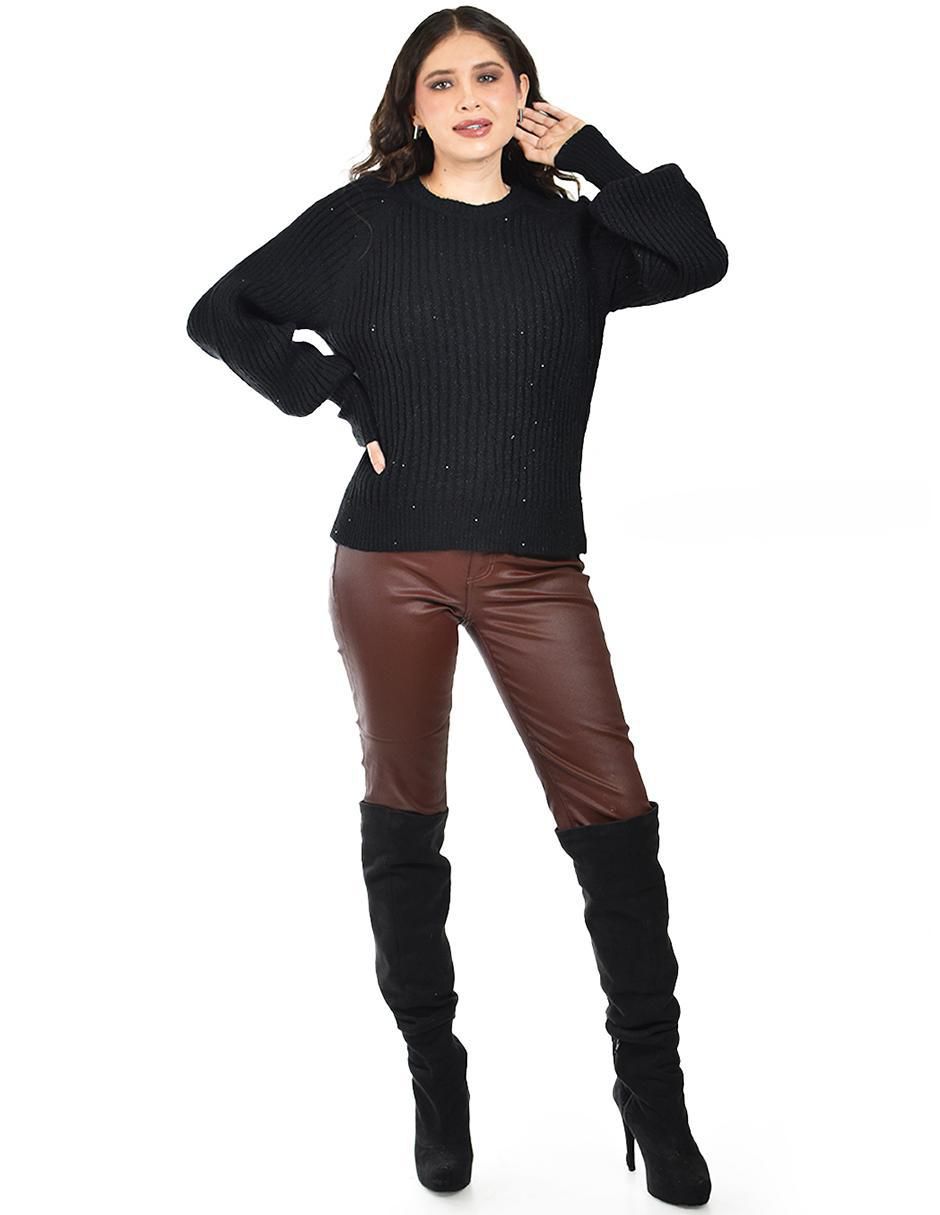 Suéter Roman Fashion cuello redondo para mujer