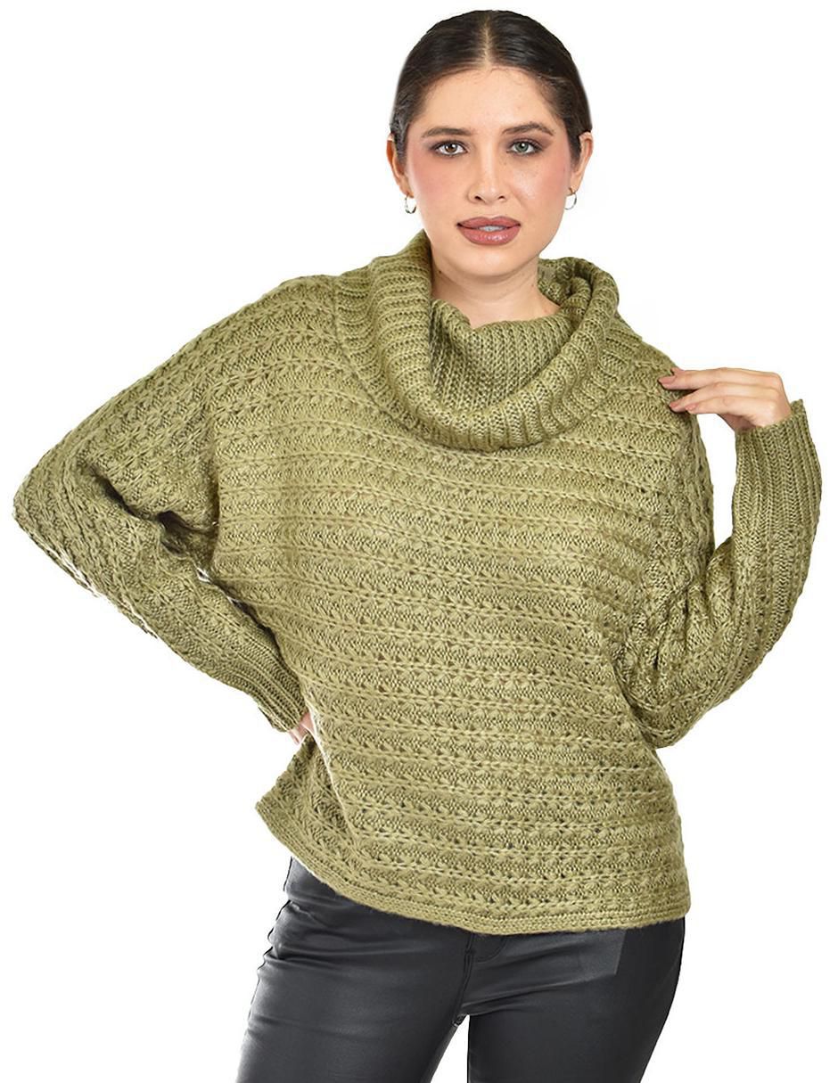 Suéter Roman Fashion cuello alto para mujer