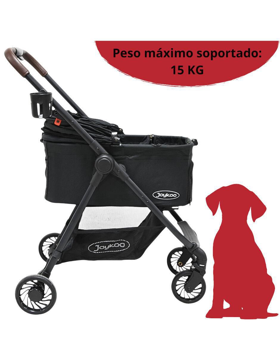 Carriola para perro y gato Joykoo de metal 5