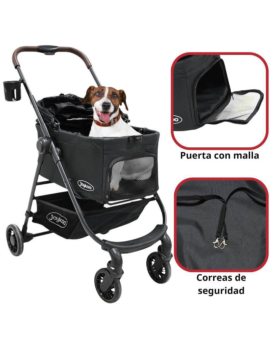 Carriola para perro y gato Joykoo de metal 2