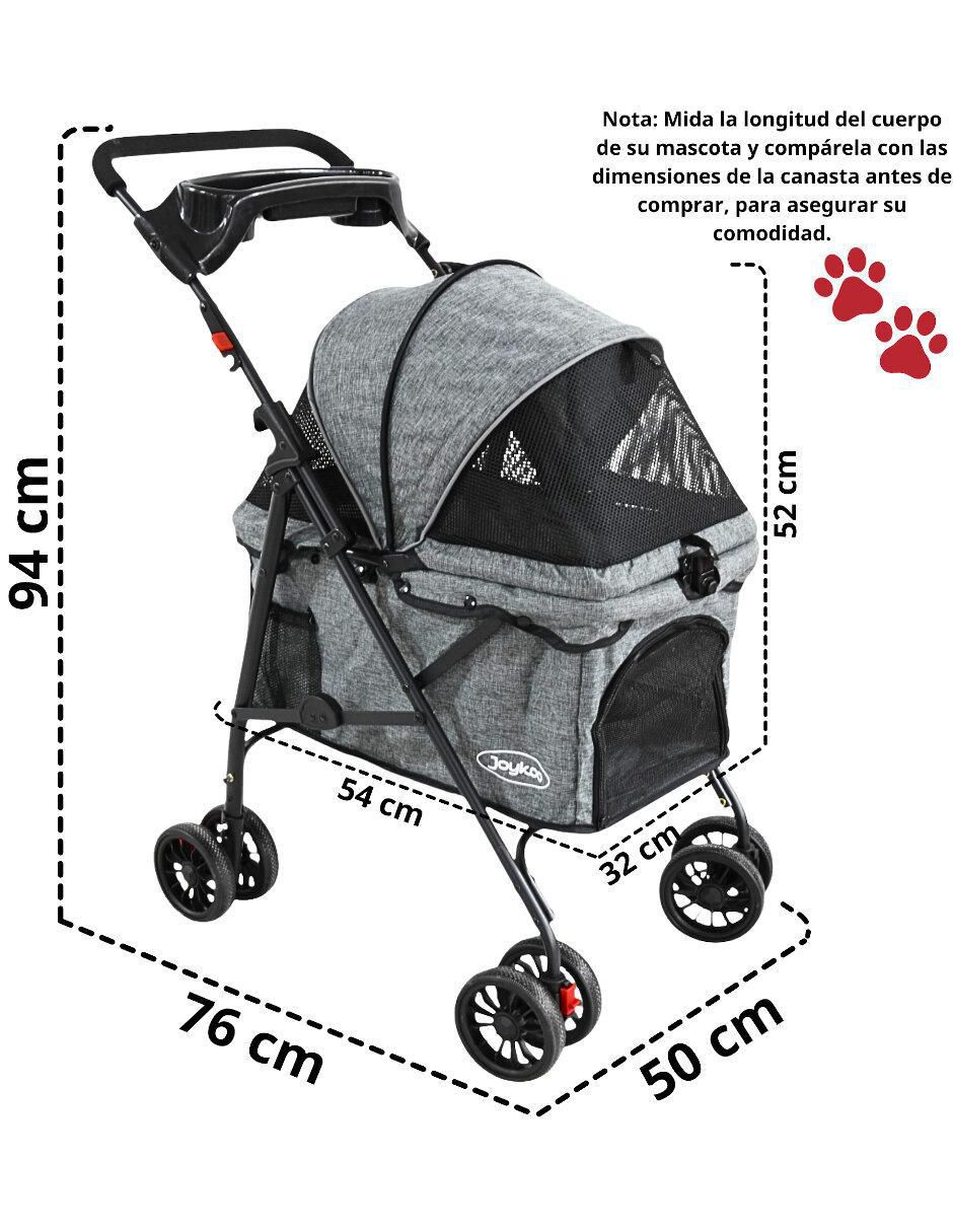 Carriola para perro y gato Joykoo de metal