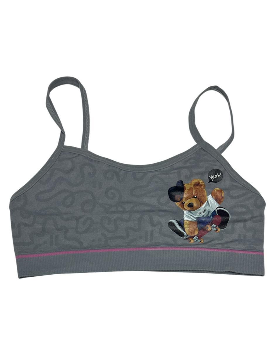 Top/corpiño tatys fashion set con 6 tops "de" nylon "para niña"