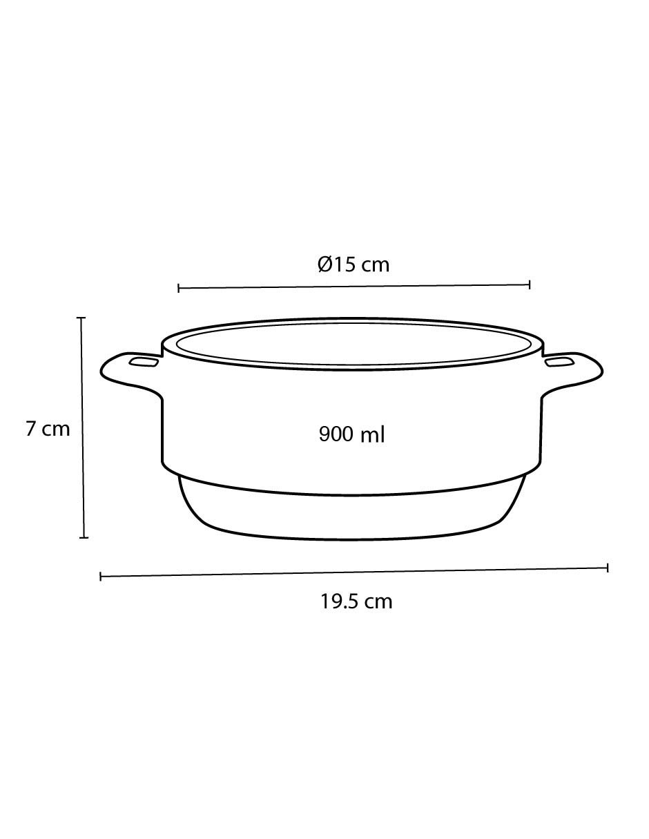 Bowl Haus Kalahari 1 pieza de porcelana