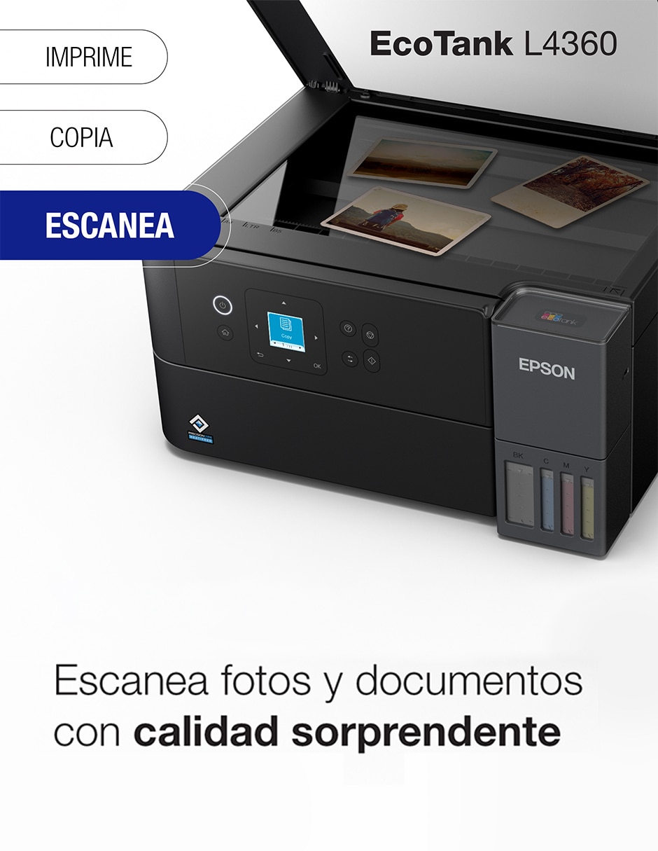 Multifuncional Epson L4360 de inyección de tinta inalámbrica a color