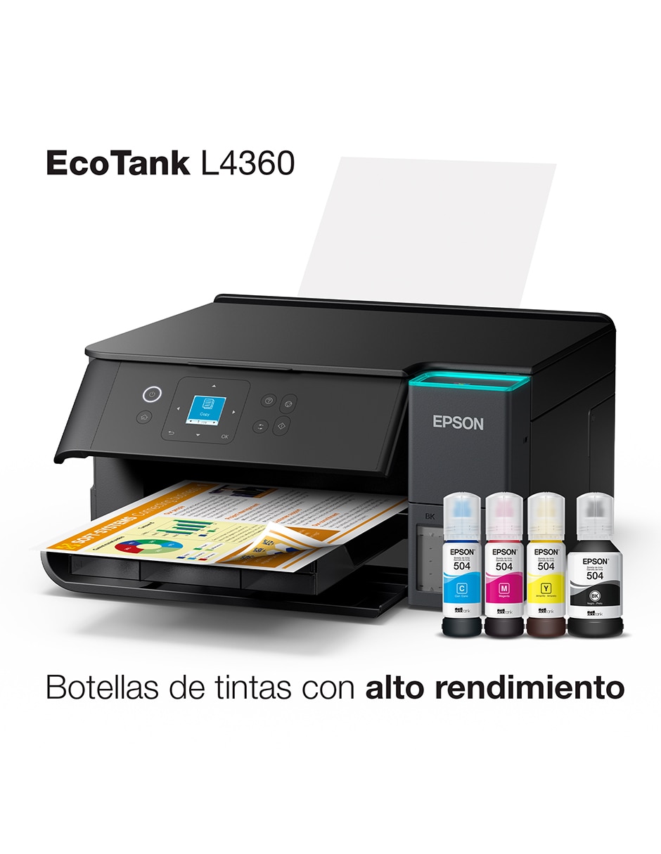 Multifuncional Epson L4360 de inyección de tinta inalámbrica a color