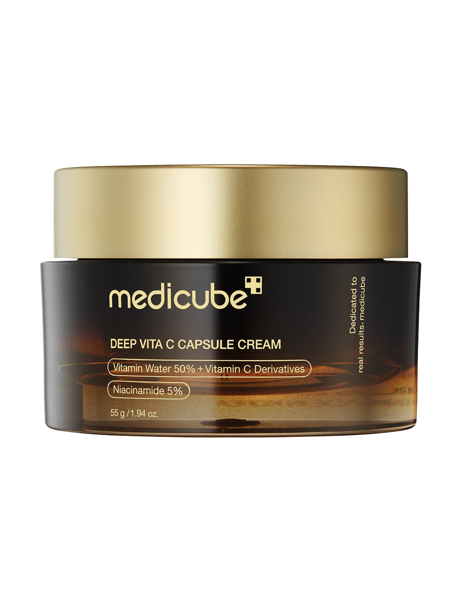 Crema facial recomendada para regenerar de día y noche Deep Vita C Capsule Cream Medicube todo tipo piel