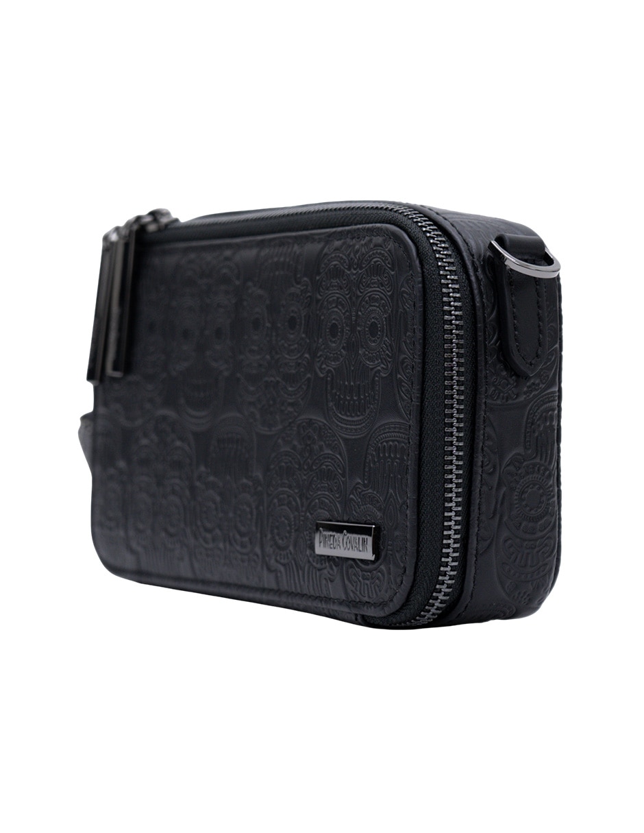 Set bolsa crossbody Tzompantli de piel para hombre 8