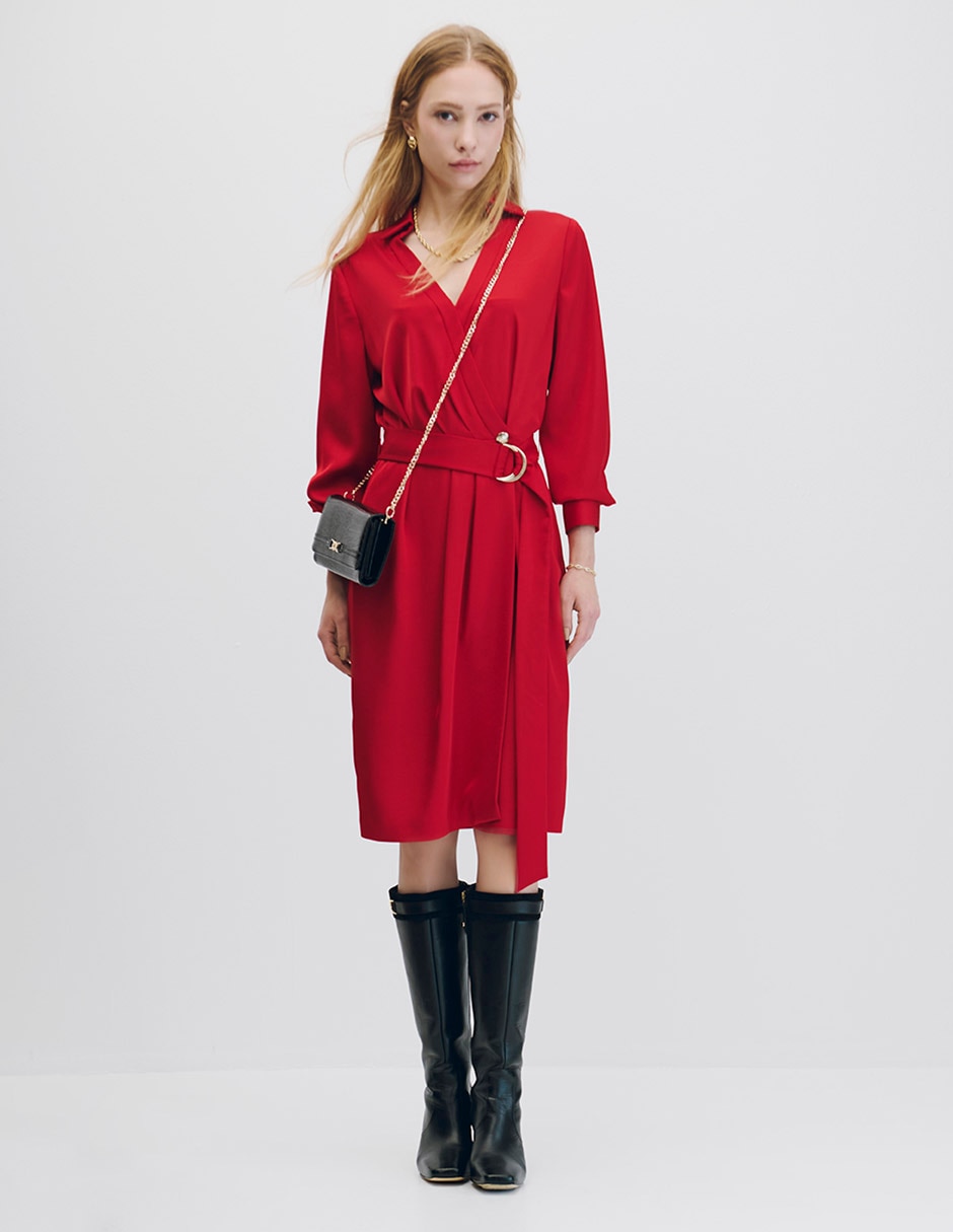 Vestido midi casual Julio Louise para mujer