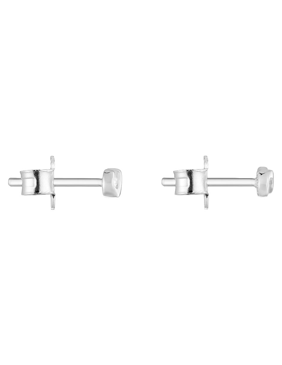 Aretes de infinito Motivos de plata P 925 con acabado brillante 7