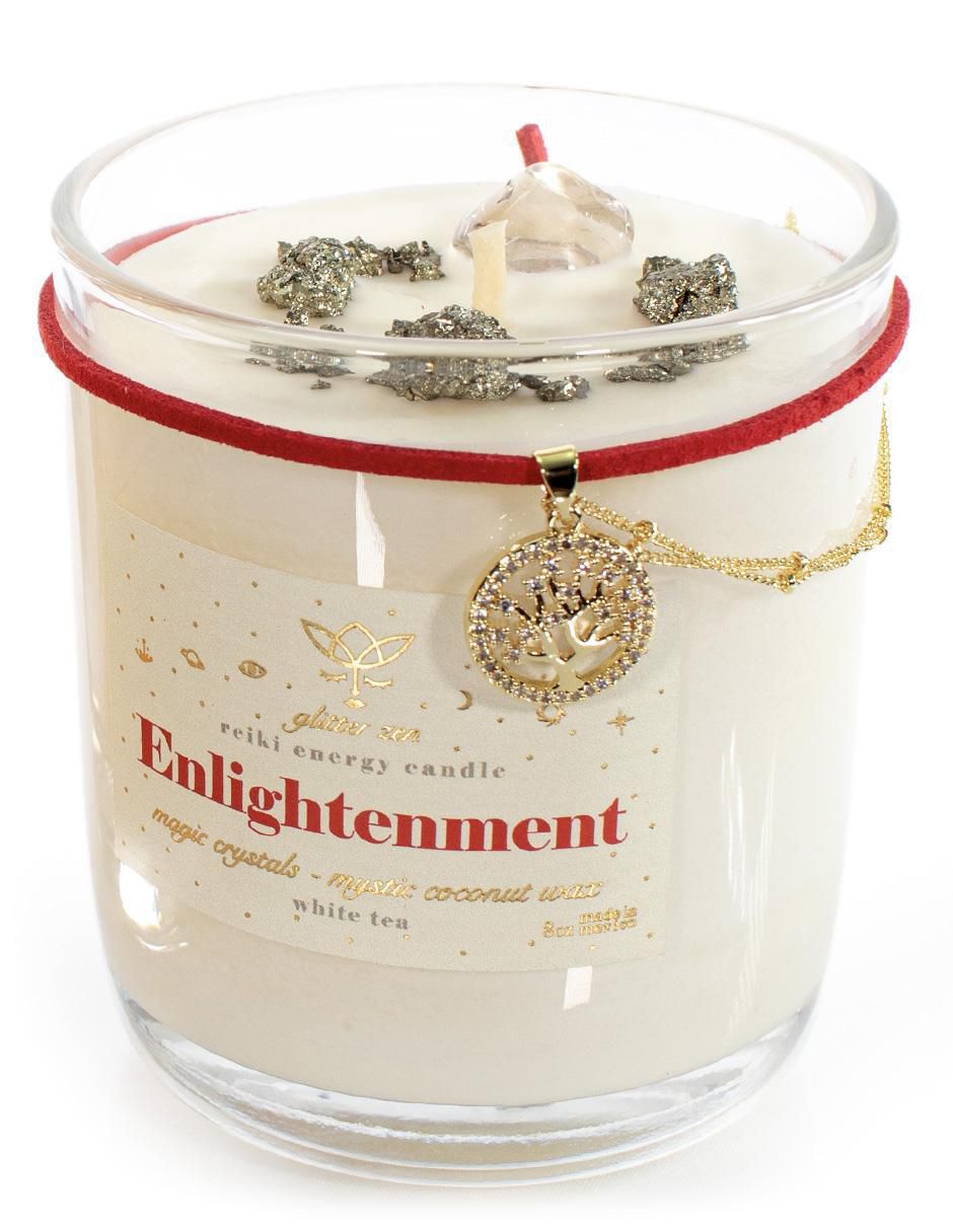 Vela Enlightenment 1 pieza aroma té blanco y jengibre