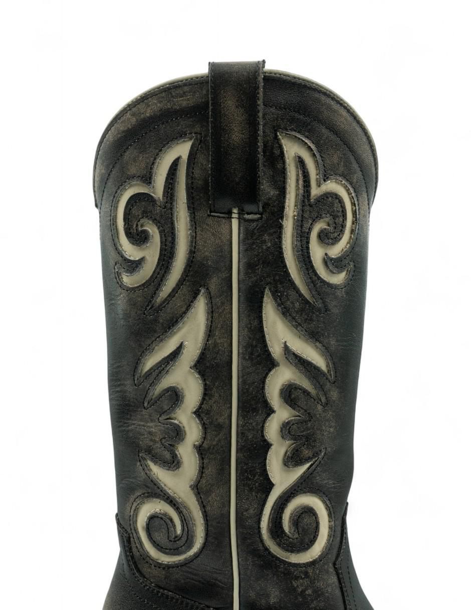Bota cowboy abajo de la rodilla Lyard de piel para mujer