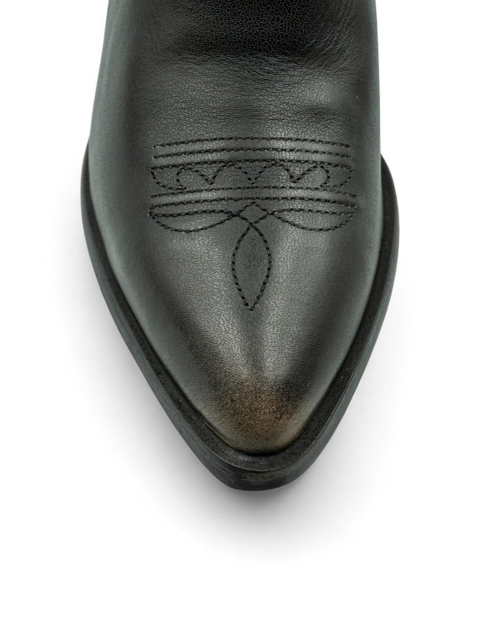 Bota cowboy abajo de la rodilla Lyard de piel para mujer