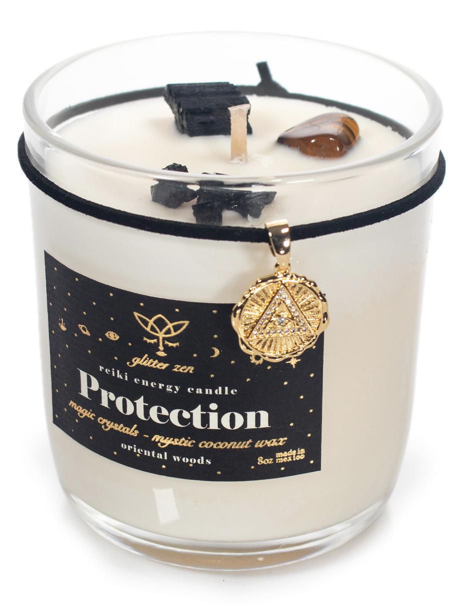 Vela Protection 1 pieza aroma maderas finas