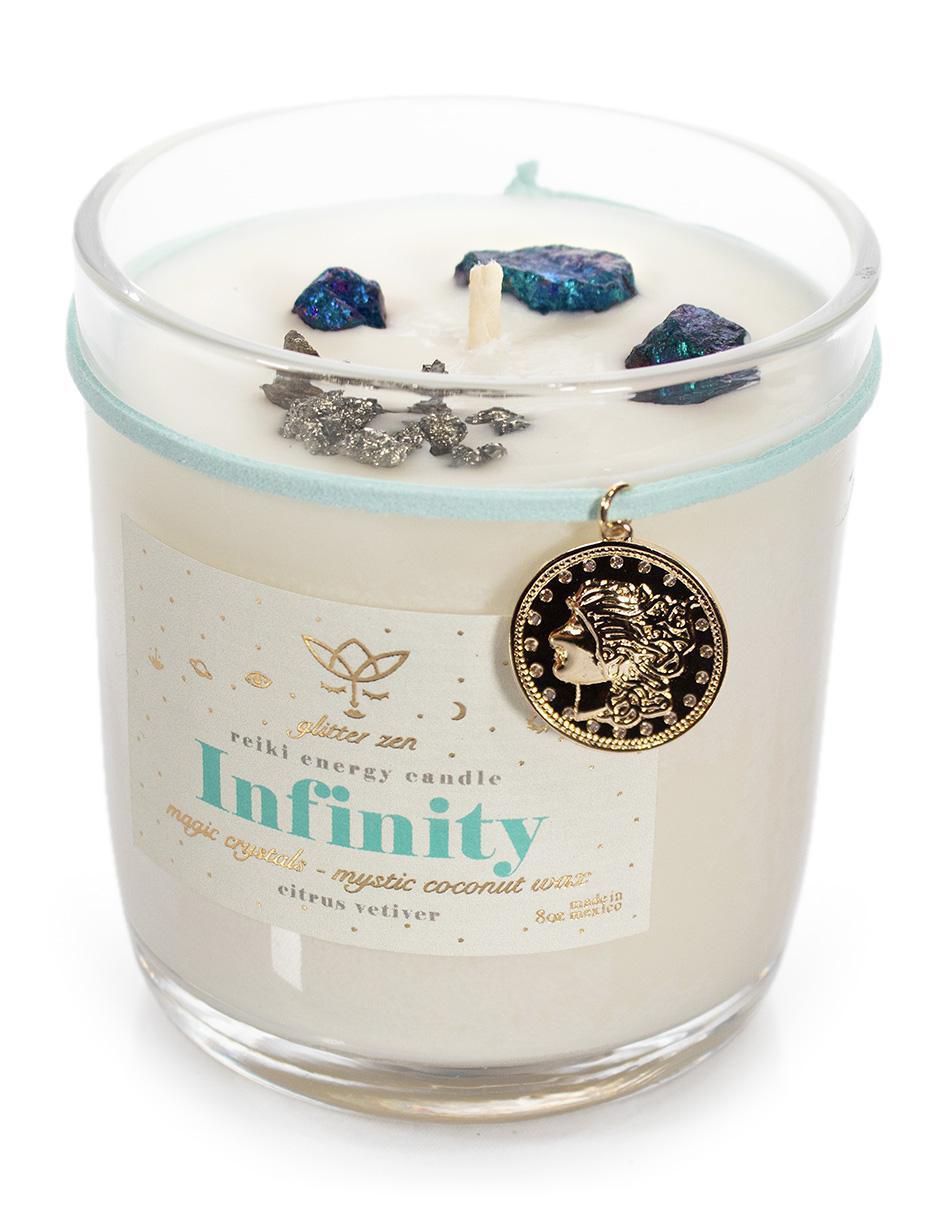 Vela Infinity 1 pieza aroma cítricos y verbena