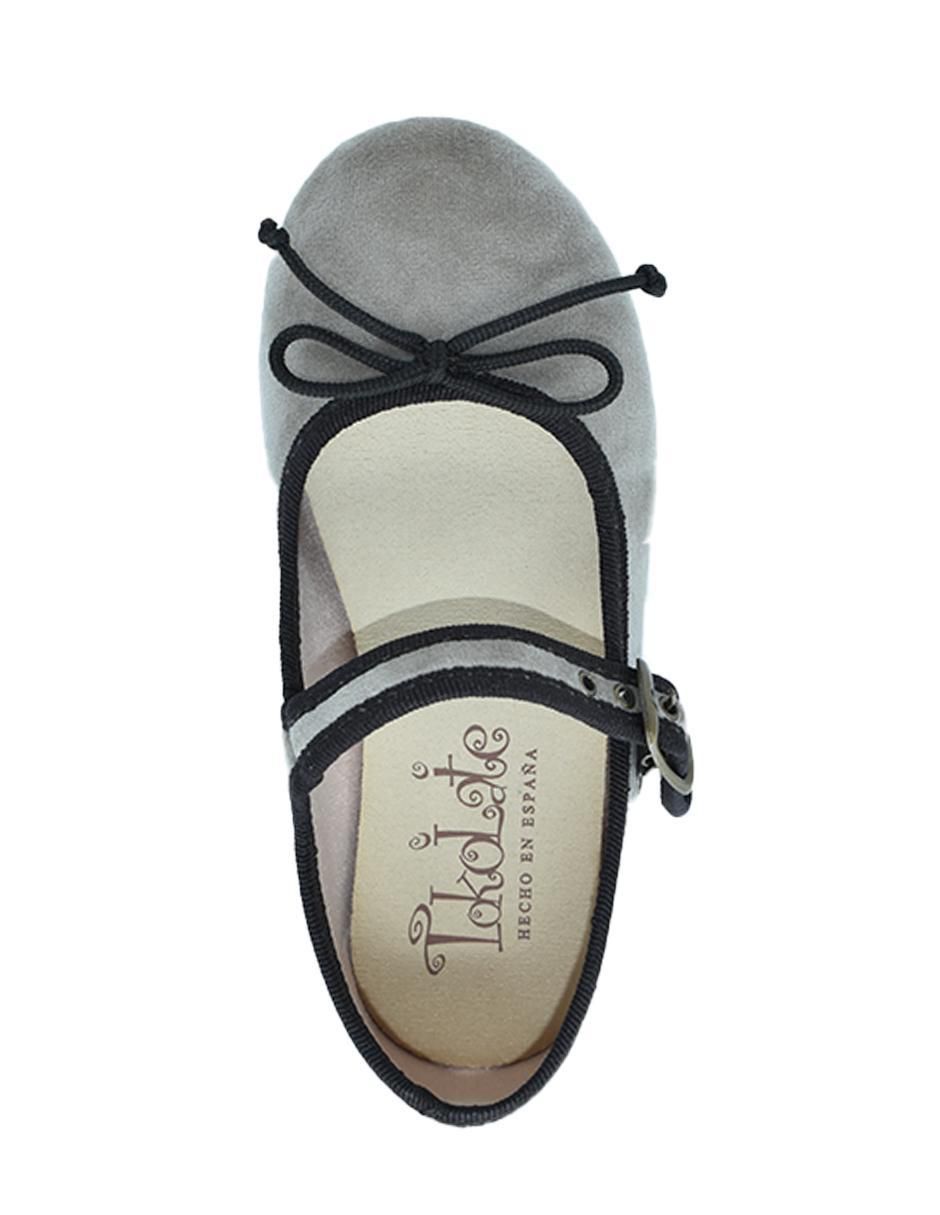 Zapato Tokolate de terciopelo para niña