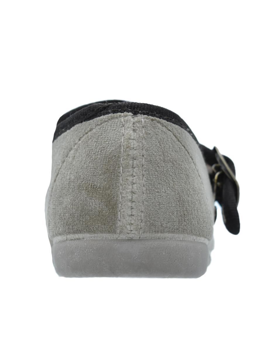 Zapato Tokolate de terciopelo para niña