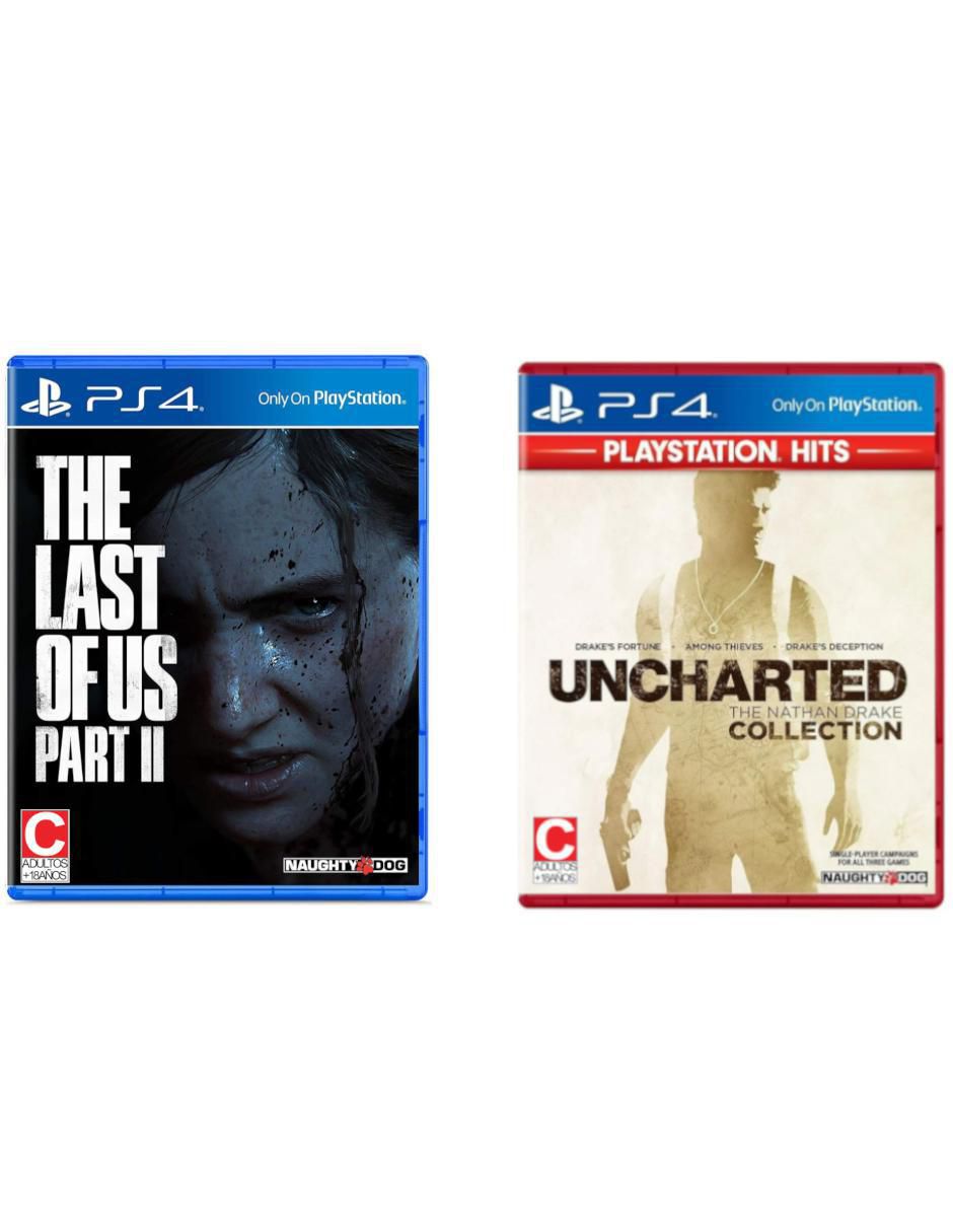 PLAYSTATION Uncharted Nathan Drake Collection + The Last Of Us Part 2 Bundle para PS4 PlayStation