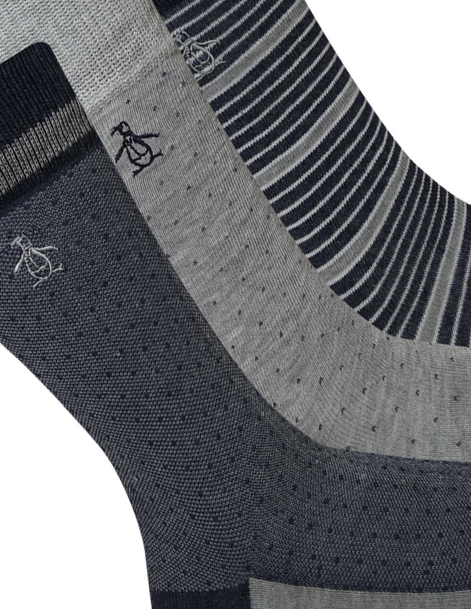 Set de calcetín Original Penguin para hombre 3 pares 4