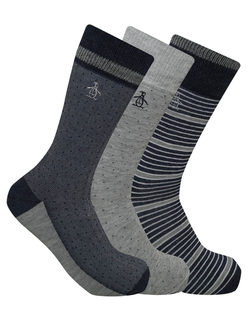 Set de calcetín Original Penguin para hombre 3 pares
